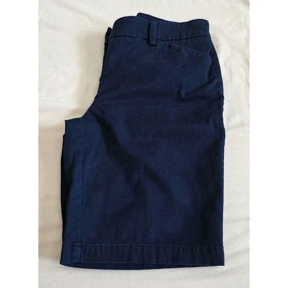 Jones New York Women's Shorts Size 8P Stretch, Navy, Hook, Eye & Button Closure - Picture 3 of 10